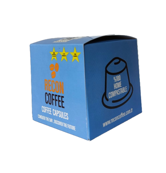 Recon Coffee Espresso Albayzin Kapsül Kahve 10 adet -Biogradable.