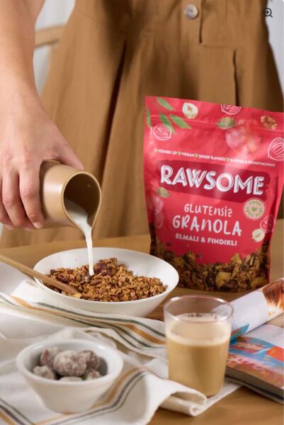 Glutensiz Elmalı & Fındıklı Granola 250 g