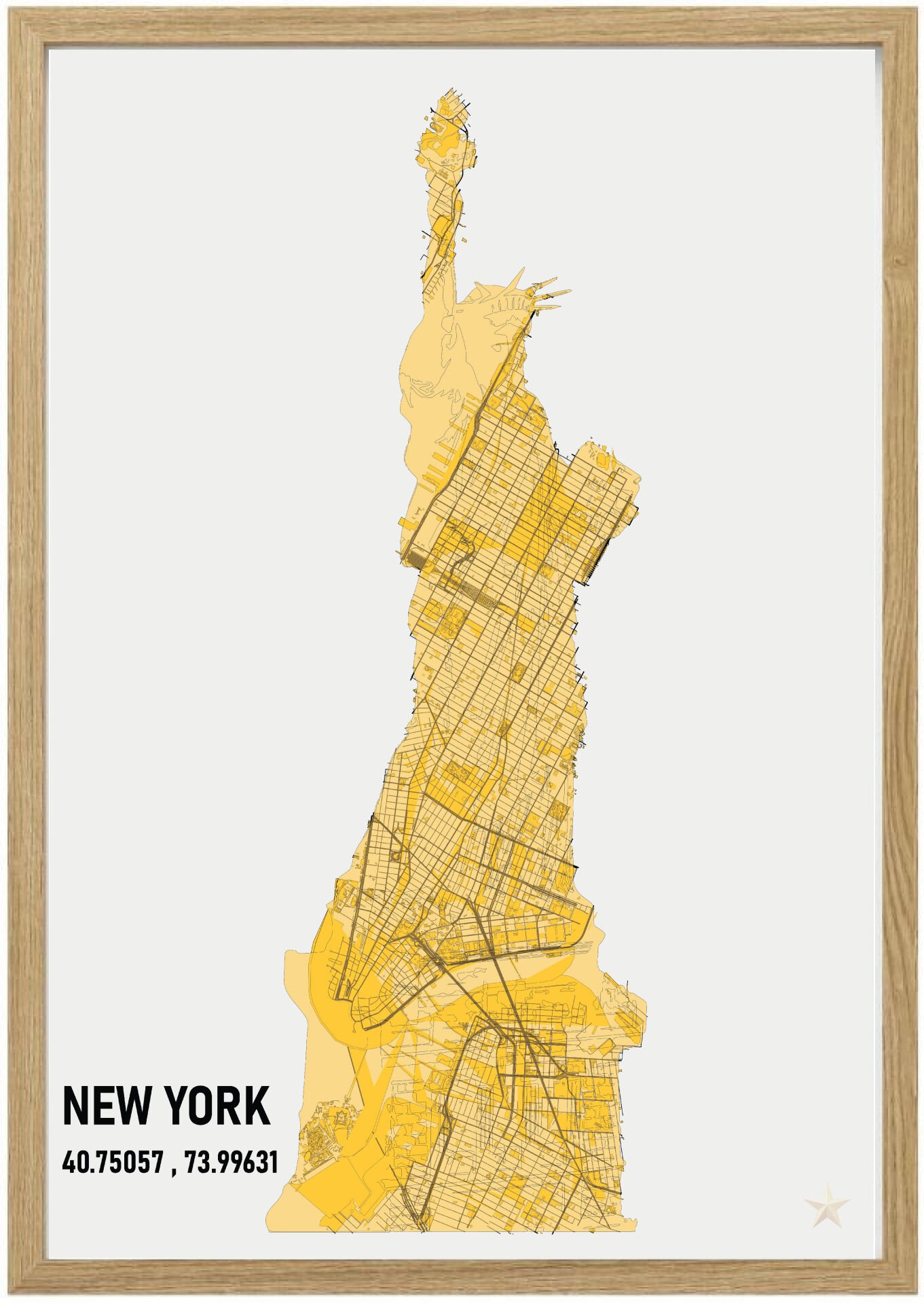 Poster -NEW YORK 50 x 70