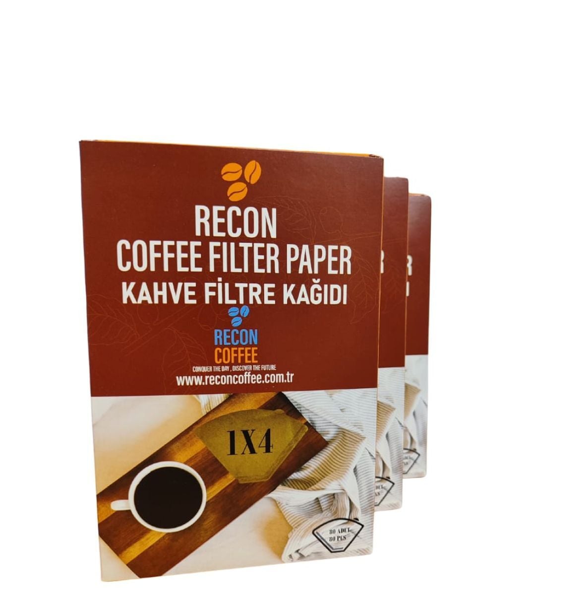Recon Coffee Filtre Kağıdı 1x4 3 x 80'li