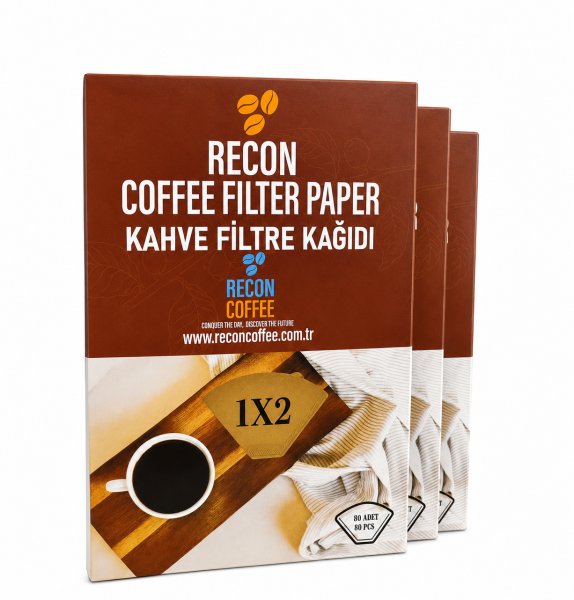 Recon Coffee Filtre Kağıdı 1x2 3x80'li