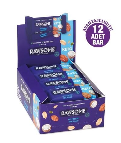 Ketojenik Protein Bar 40g x 12 Adet