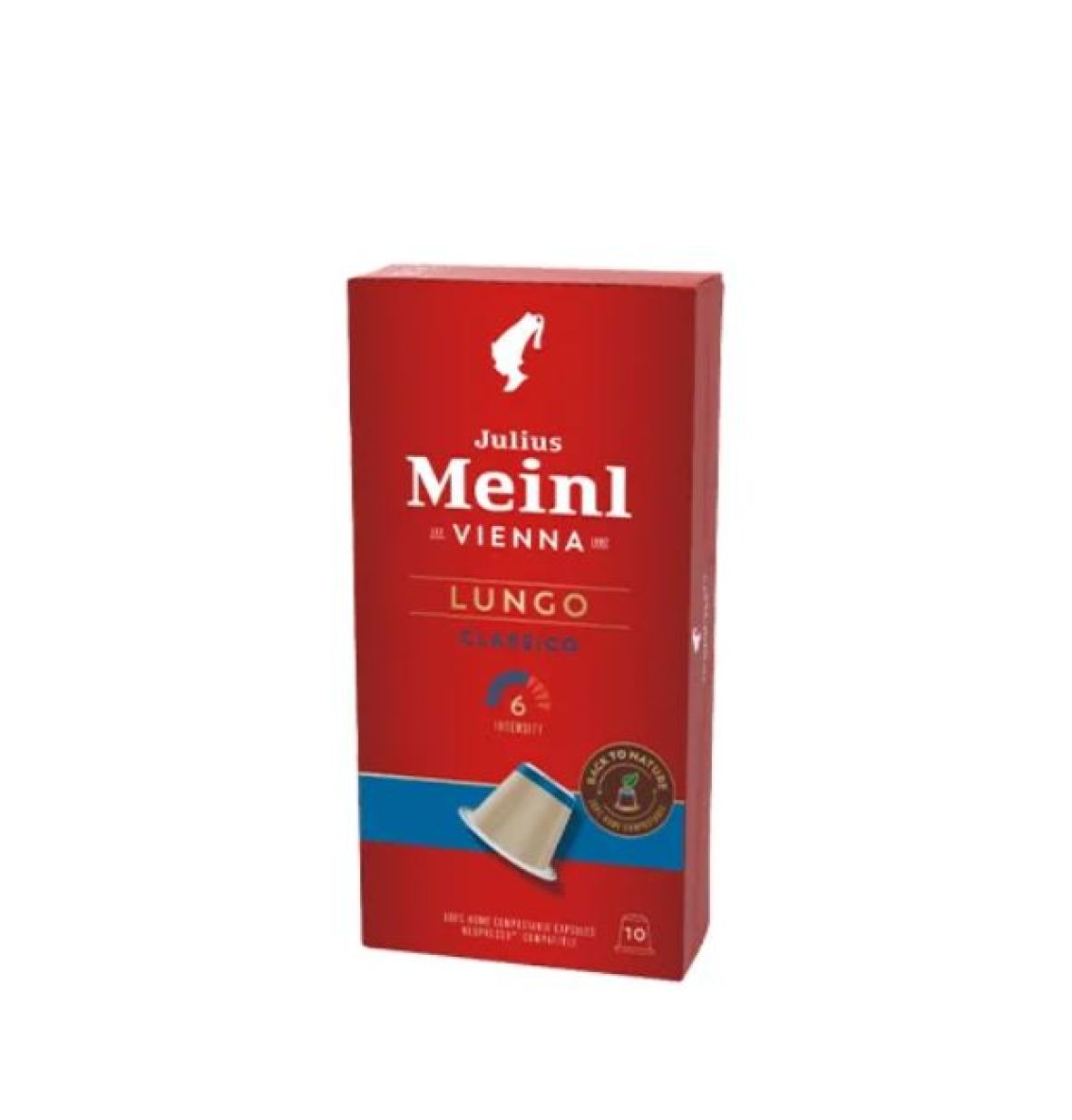 JULIUS MEINL LUNGO CLASSICO KAPSÜL KAHVE 10 ADET NESPRESSO UYUMLU