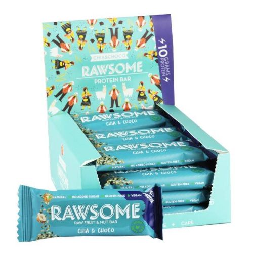 Rawsome Çiya ve Kakao Çekirdekli Protein Bar 40 Gr. 16 Adet (1 Kutu)